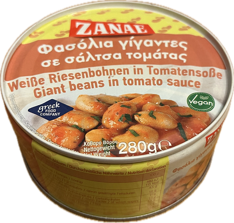 Fasola olbrzymia w sosie pomidorowym
