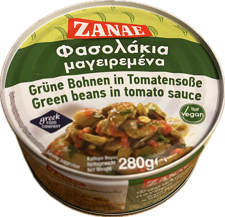 Zielona fasolka w sosie pomidorowym